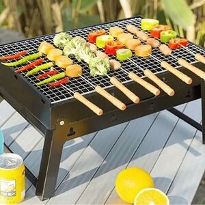 10pcs, Barbecue Skewers, Stainless Steel Skewers